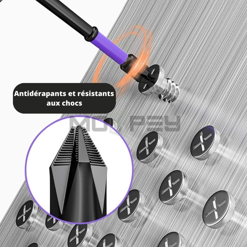 Magnetické skrutkovacie bity PH2 - protišmykové, odolné proti korózii a veľmi odolné (25-150 mm)