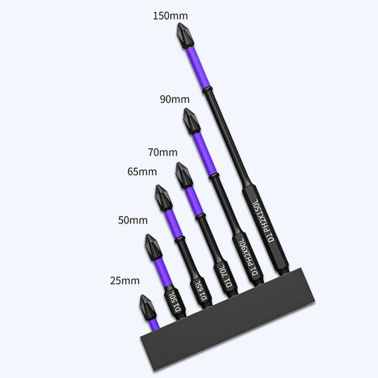 Punte per cacciavite magnetiche PH2 - Antiscivolo, antiruggine e ultraresistenti (25-150 mm)