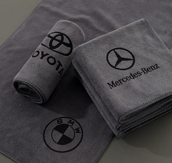 Mikrofiberduk med logotyp - snabb rengöring