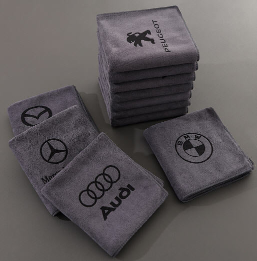 Mikrofiberduk med logotyp - snabb rengöring